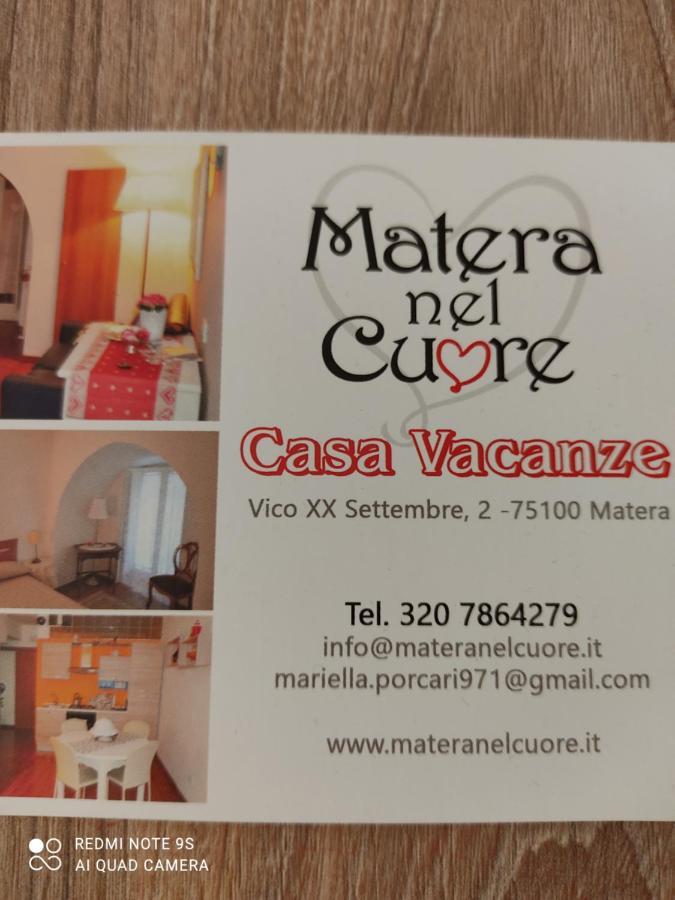 Matera Nel Cuore Εξωτερικό φωτογραφία